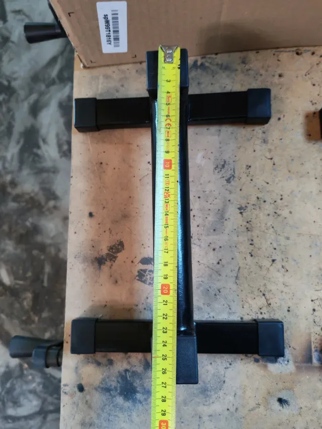 Barras paralelas bajas de hierro