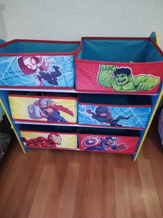 Cajonera Infantil Marvel Tela