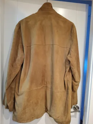 Chaqueta Ante Hombre Cortefiel Marrón Talla L