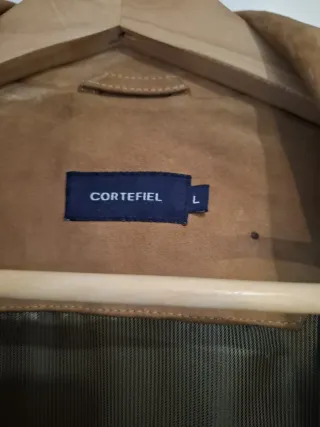 Chaqueta Ante Hombre Cortefiel Marrón Talla L
