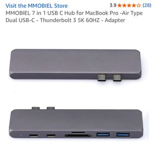 MMOBIEL Hub USB-C 7 en 1 Thunderbolt 3