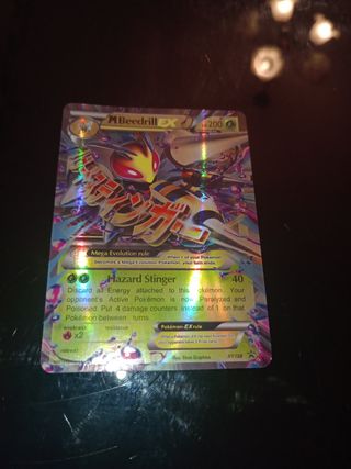 Carta Pokémon M Beedrill EX 200 HP