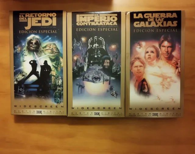 Trilogía La Guerra de las Galaxias VHS Edición Esp