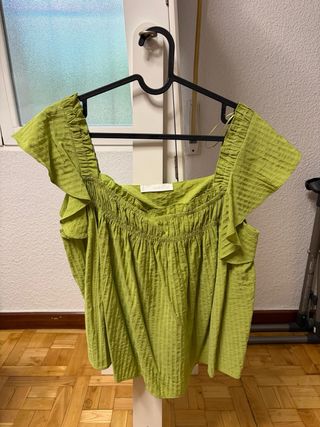 Blusa verde talla única