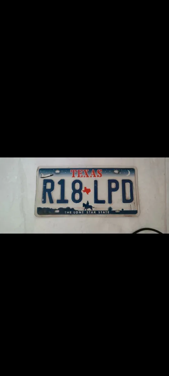 Placa de Colección Texas R18-LPD
