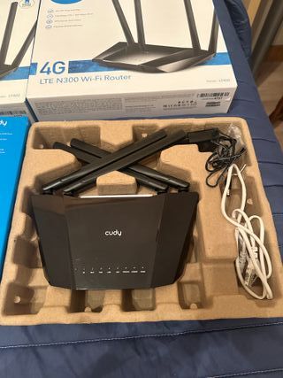 5 unidades Cudy LT400 4G LTE WiFi Router 300Mb