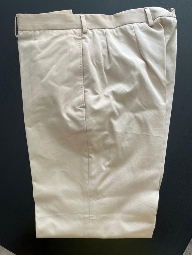 Blazer bege com forro vermelho Nuno Gama