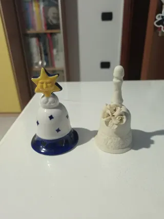 2 campanelle in ceramica