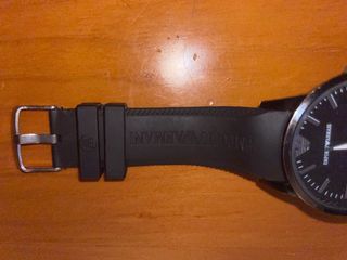 Reloj Emporio Armani Negro y Plateado 