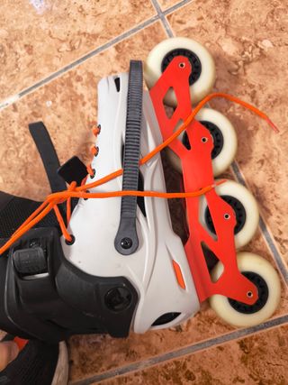 Patines Rollerblade Naranja y Negro
