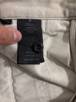 Pantalón G-Star RAW Bronson 3D Slim Beige 31/34