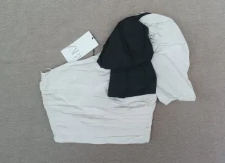 Top asimétrico Zara mujer Talla S