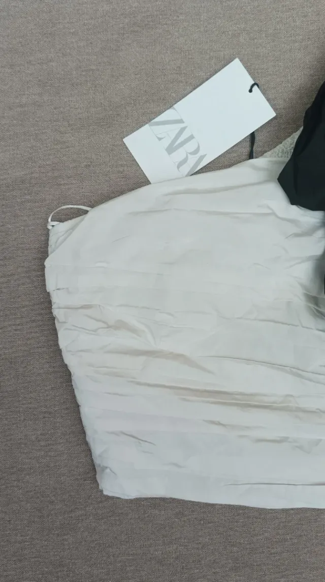 Top asimétrico Zara mujer Talla S