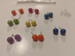 Lote pendientes varios colores