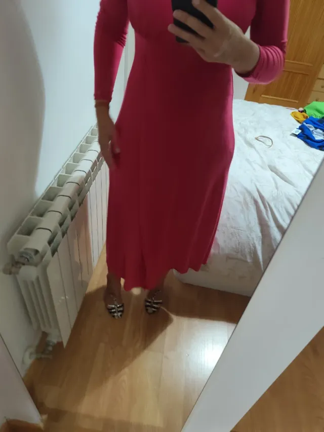 Vestido fiesta fucsia