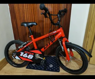 Bicicleta infantil roja DBT SPEED 160