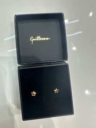 Pendientes de oro con circonitas