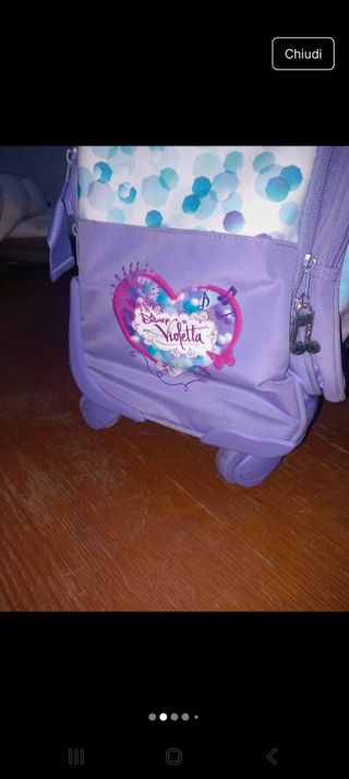 Zaino Trolley Violetta Disney