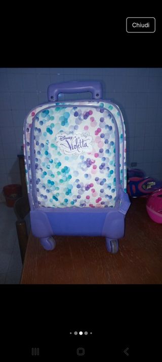 Zaino Trolley Violetta Disney