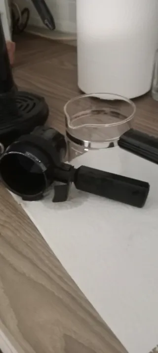 Cafetera con advertencia de presión