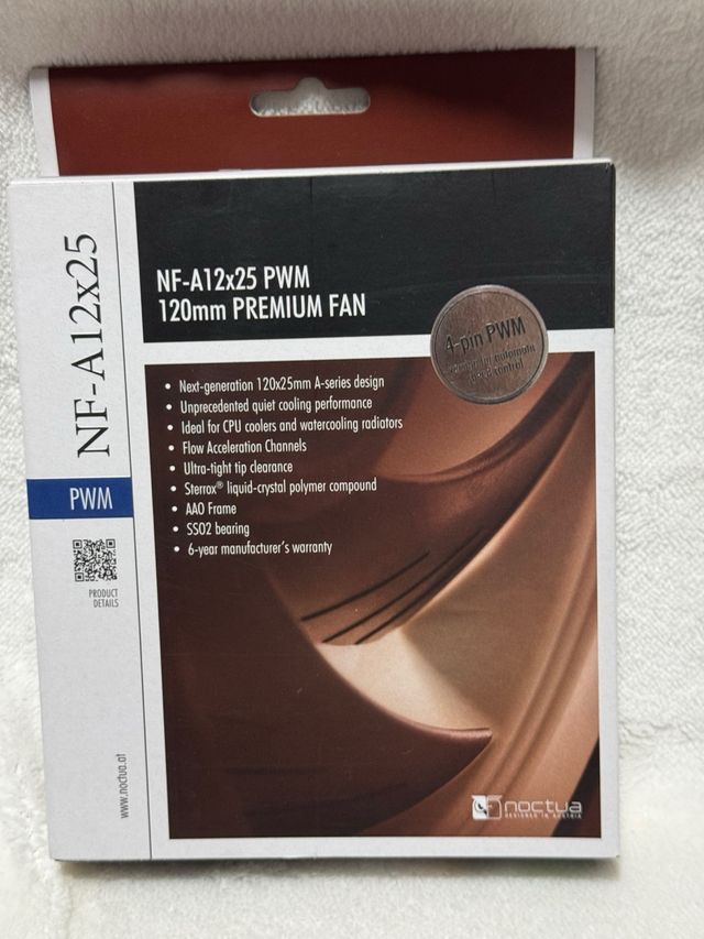 Ventilador Noctua NF-A12x25 PWM 120mm