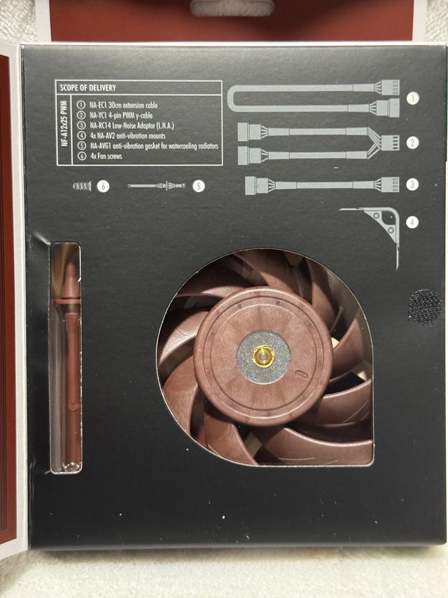 Ventilador Noctua NF-A12x25 PWM 120mm