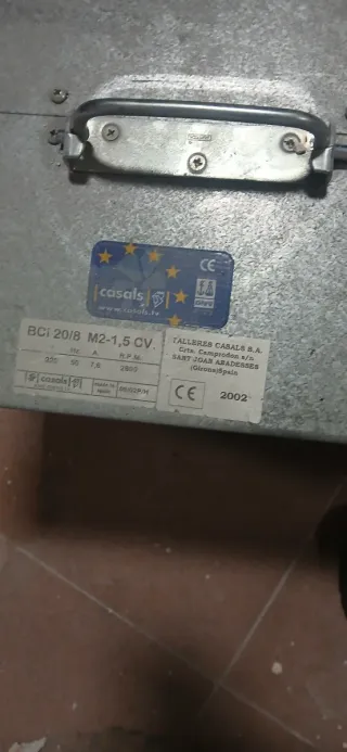 Ventilador Casals BCI 20/8 M2 - 1,5 CV