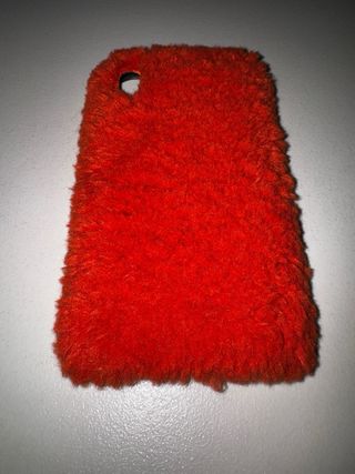 Cover iPhone XR pelo orsetto corallo