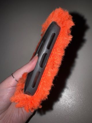 Cover iPhone XR pelo orsetto corallo