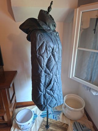 Piumino Trussardi Jeans donna grigio vera piuma