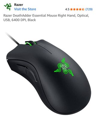 Razer DeathAdder Essential Ratón Óptico Negro