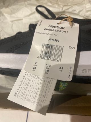 Zapatillas Reebok Negras Talla 37.5 Sin Uso