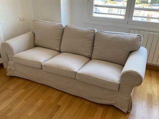 Sofá 3 plazas Ikea Ektorp beige