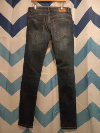 Pantalón vaquero Bershka azul