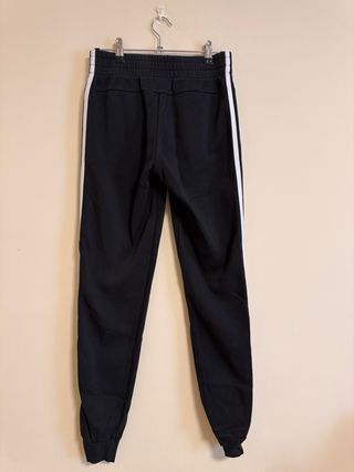 Pantalón Adidas Negro Rayas Blancas