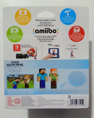 Amiibo Minecraft Steve & Alex