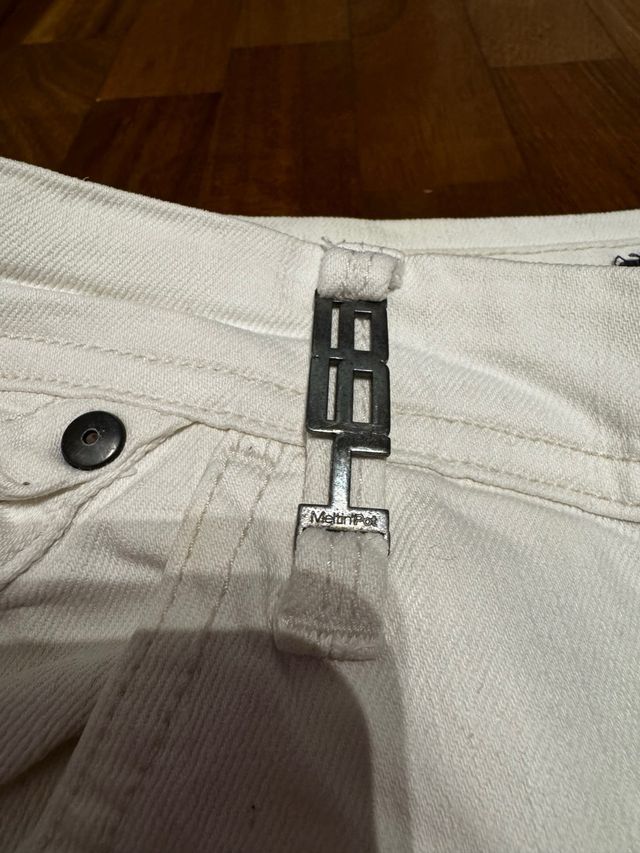 Jeans bianco originale Meltin Pot
