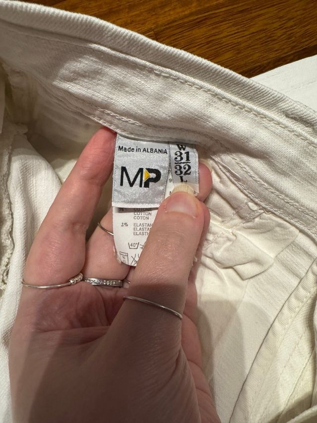 Jeans bianco originale Meltin Pot