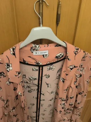 Americana floral rosa talla S
