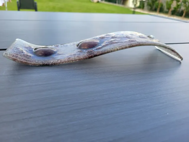 Peça de vidro artesanal exclusiva