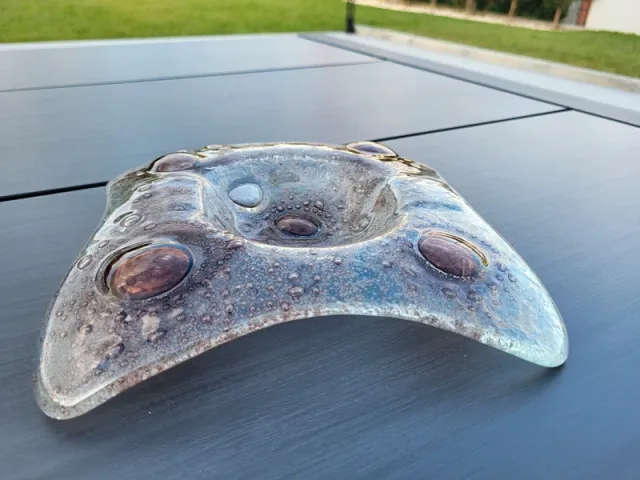 Peça de vidro artesanal exclusiva