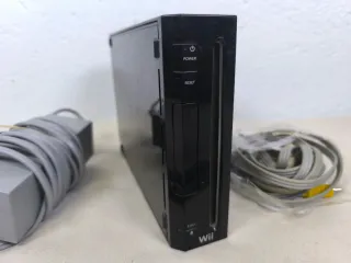 Nintendo Wii Negra Completa