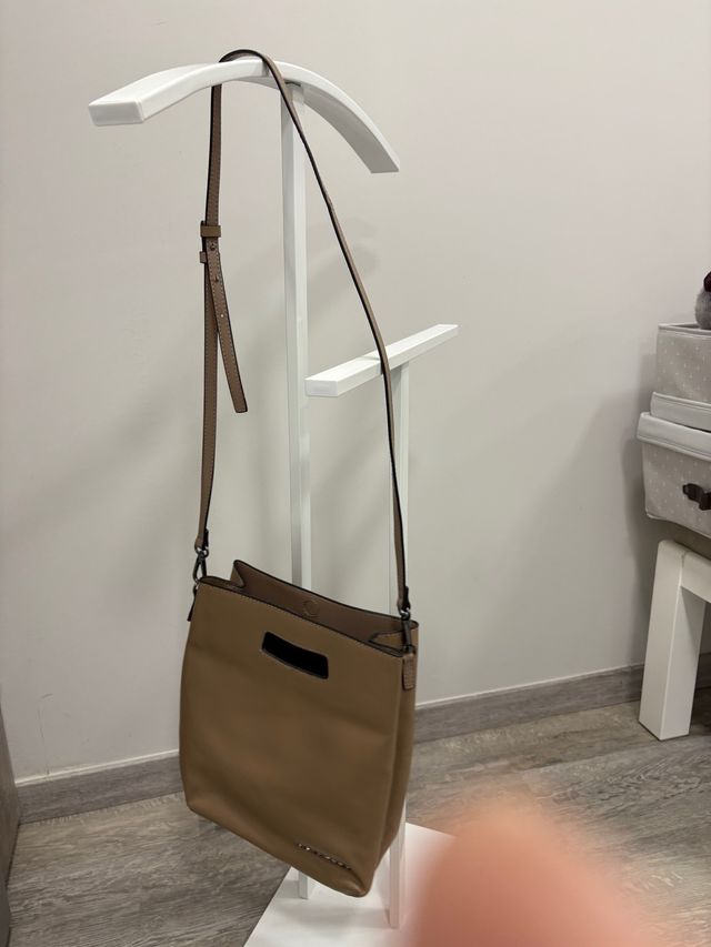 Bolso Scalpers Piel Marrón Negro