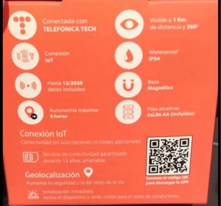 Baliza Thulos DGT Homologad GPS GEOLOCALIZABLE NEW