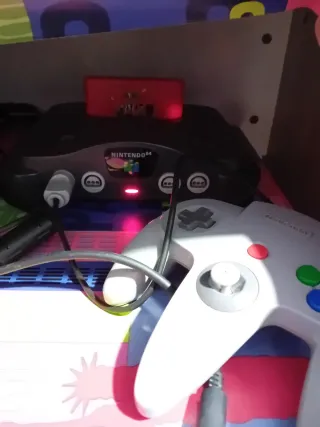 Nintendo 64 1 pad Controller Pak e Transfer Pak 