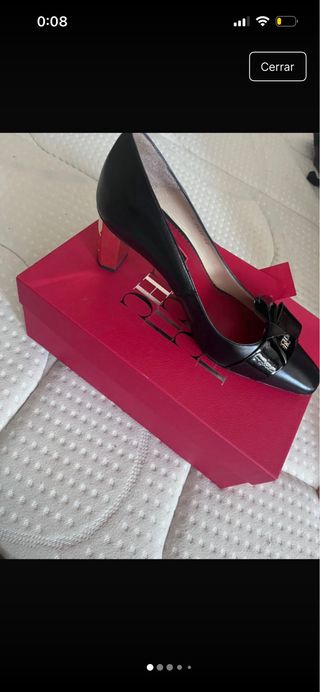 Tacones Carolina Herrera Negros Nuevos