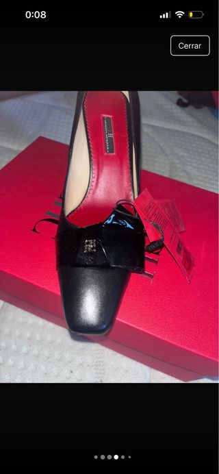 Tacones Carolina Herrera Negros Nuevos
