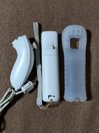 Mando Nintendo Wii + Nunchuk + Funda 