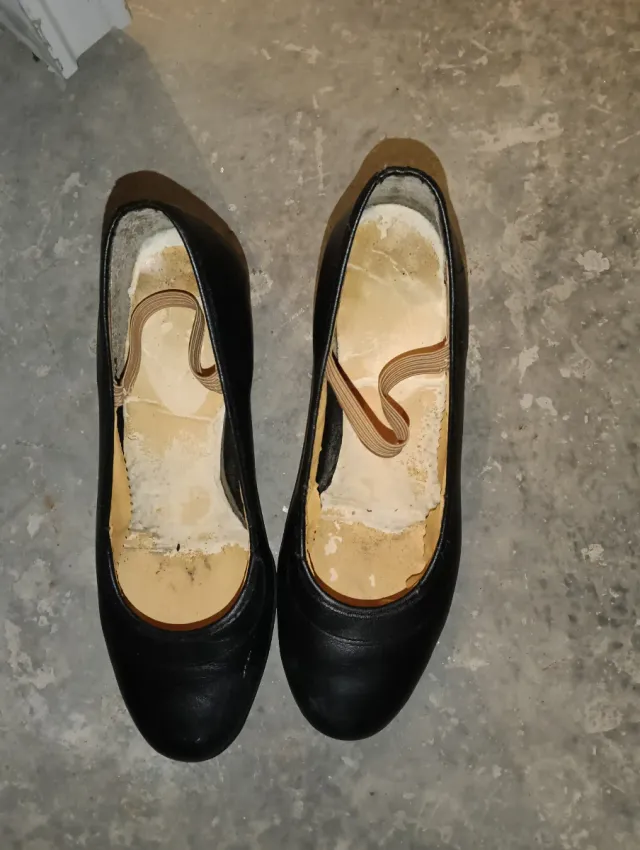 Tacones de baile flamenco negros