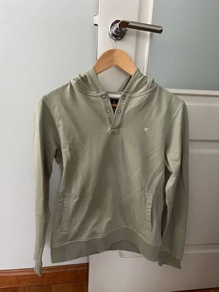 Sudadera Hackett verde militar 13-14 años